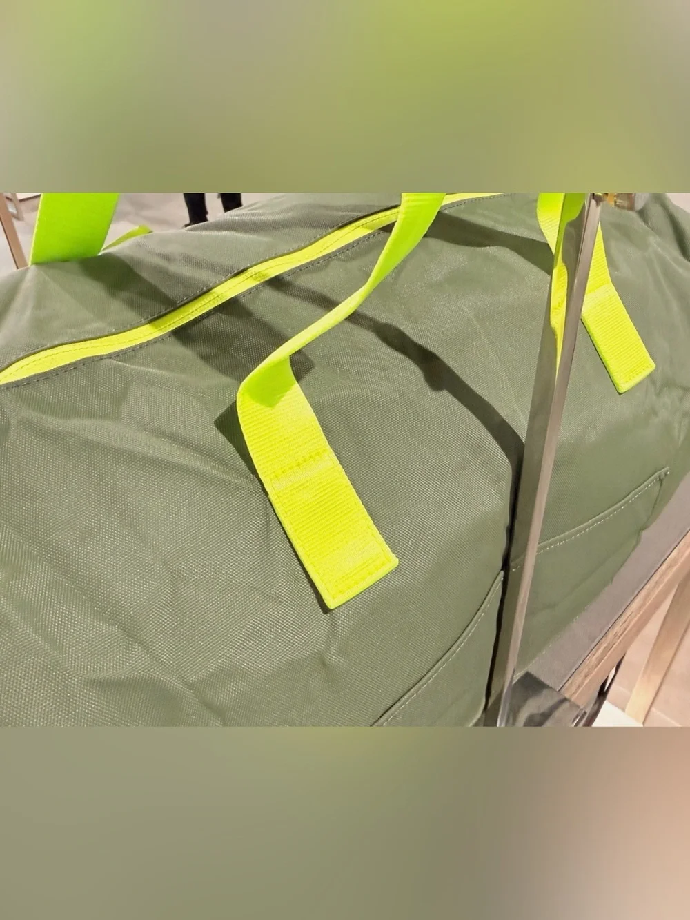 NEW TUMI Voyageur JUST IN CASE Packable 20.5” Duffel Bag - GREEN LIME